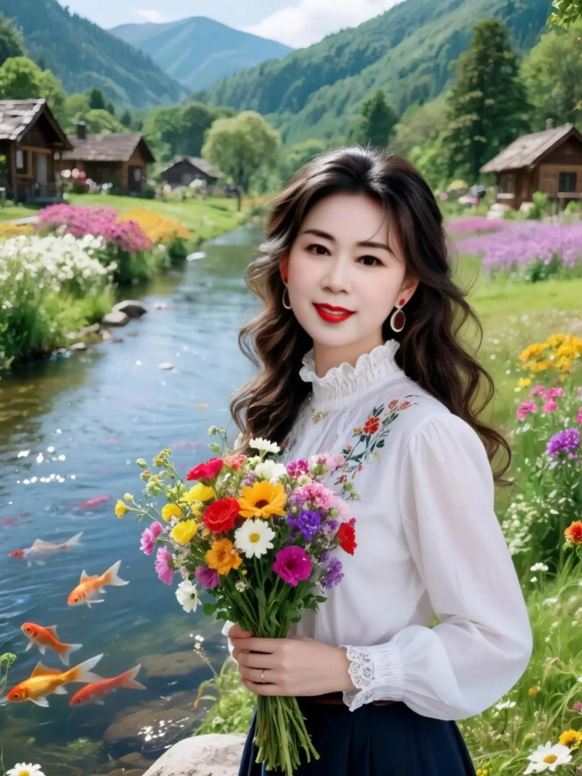 AI田园风情写真 随变ai随便玩