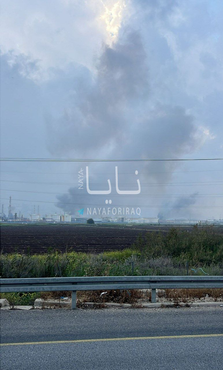 🔻NAYA 通讯社：伊朗导弹命中海法，似乎是发电设施冒起浓烟。🔻以色列Sli