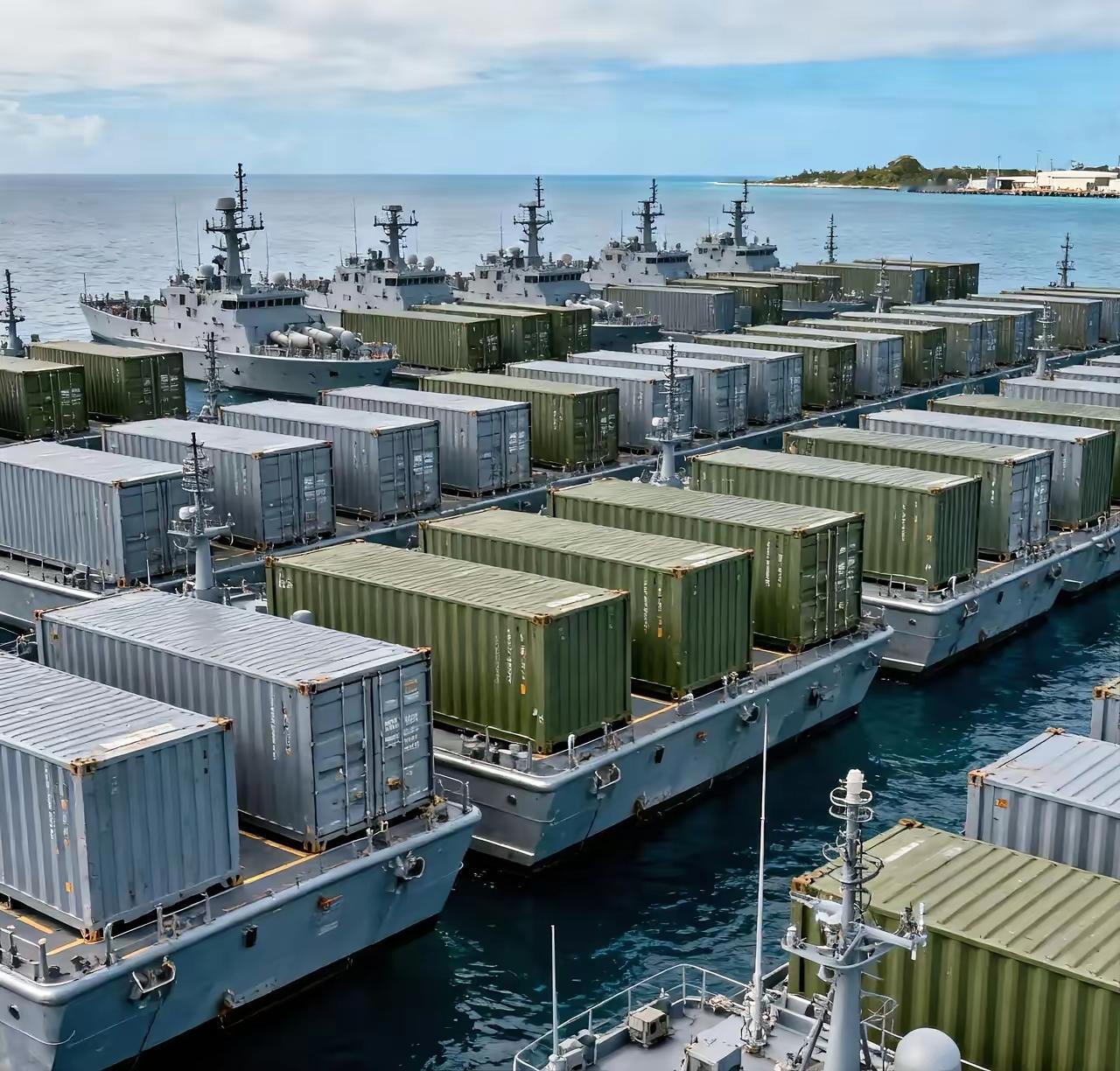 导弹集装箱船一出来，美国已经愁的慌，因为它知道，一旦战时，这种船以我国占据全球半