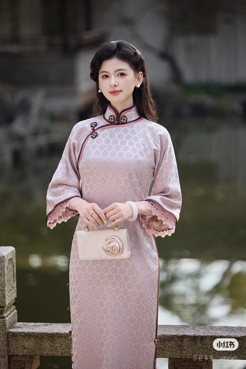 什么叫有韵味的女人美女旗袍穿搭写真