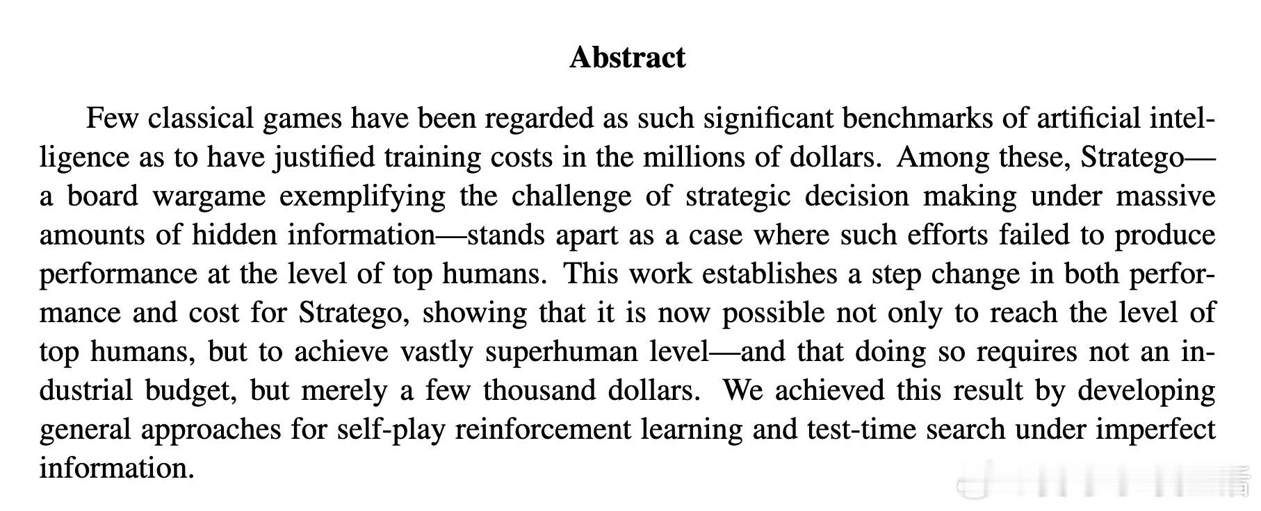 [LG]《Superhuman AI for Stratego Using Se