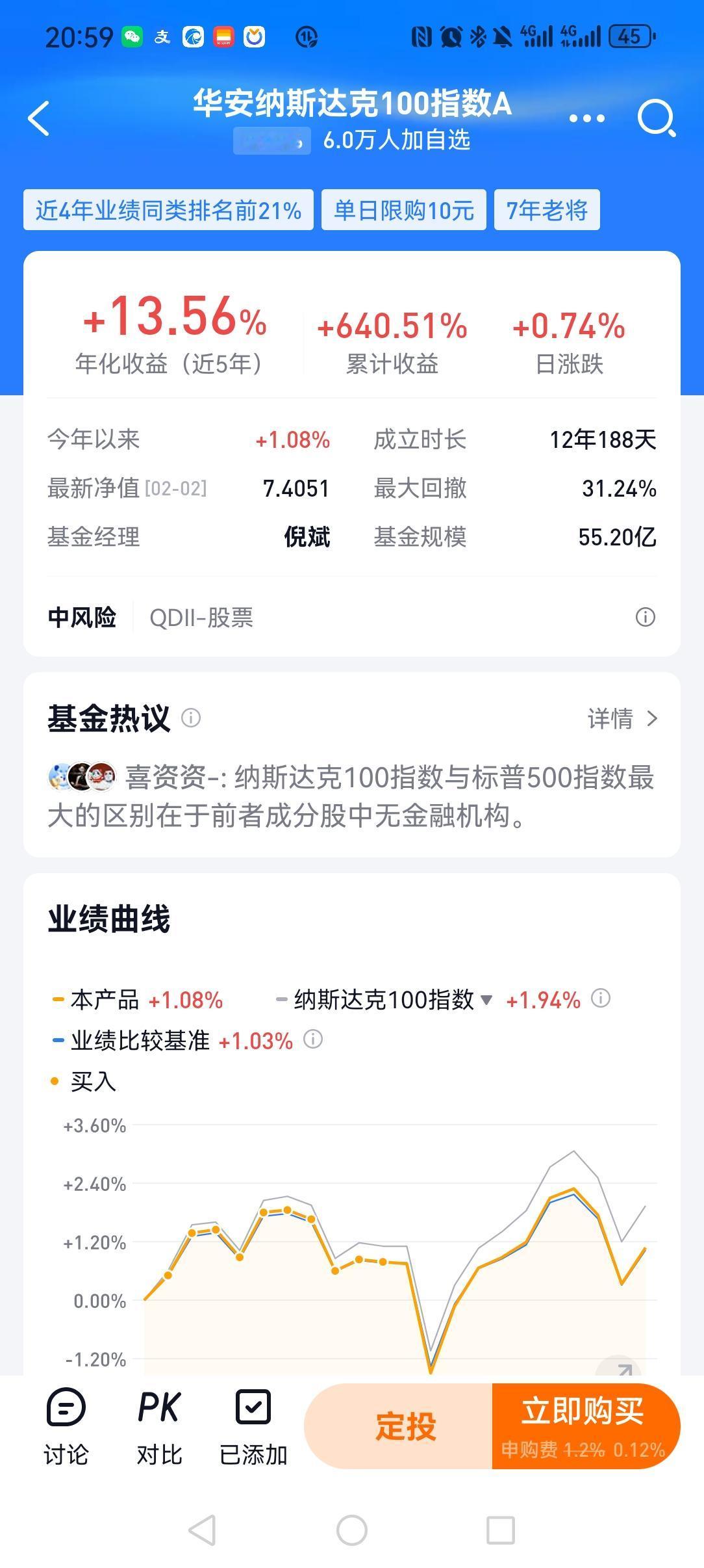 跟踪美股的场外基金一个个都限购了，这几个都限购每日10块钱，可能外汇额度有限，唉