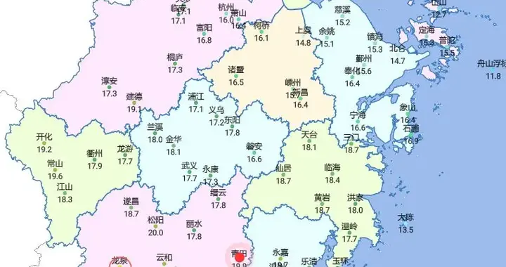 直逼22℃！浙江持续升温！春运高峰或有大范围雨雪，未来五天城市天气预报