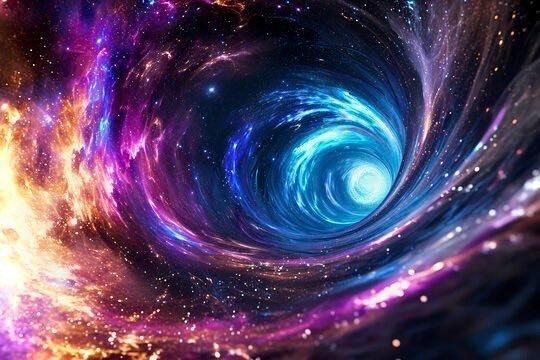 虫洞是一种连接时空中两个不同点的假想结构，这种理论上的通道创造了一条穿越宇宙的捷
