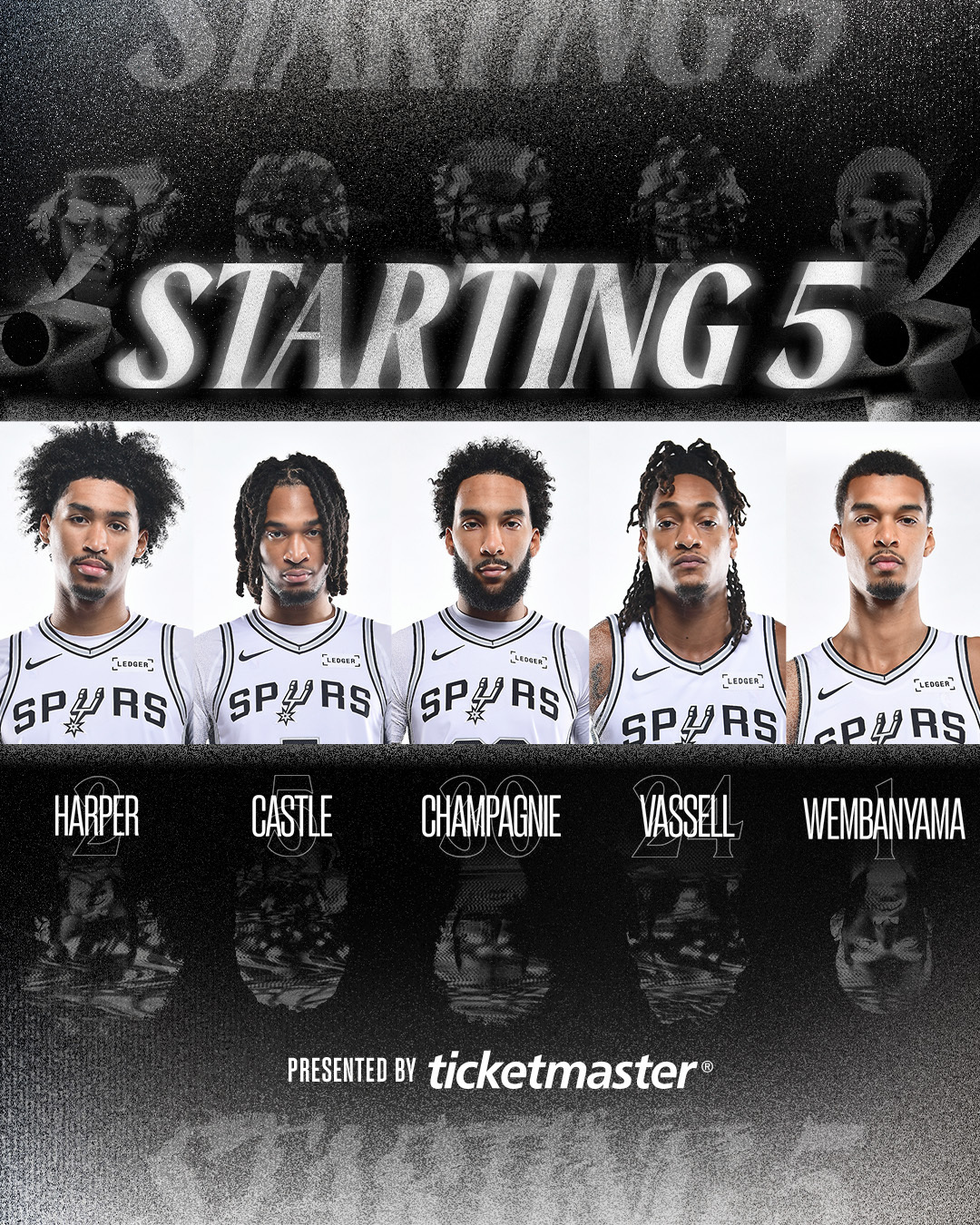 哈珀生涯第二次首发！马刺vs灰熊