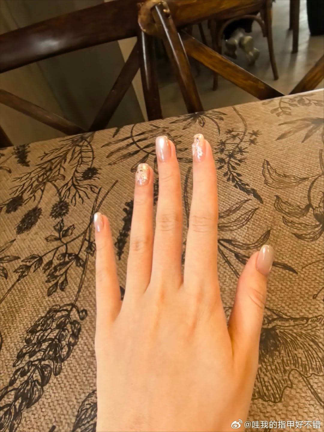 💅🏻38742【本甲】蝴蝶部分的翅膀是凸出立体的 拍不出来但是摸起来会有凹凸