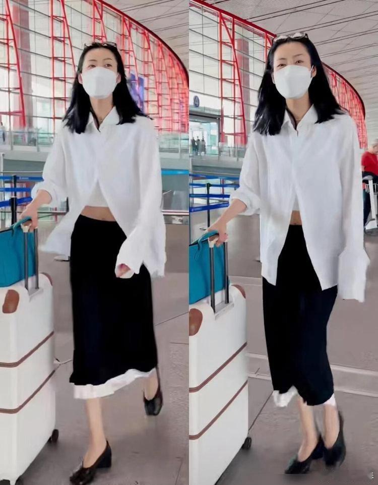 刘雯逛街被拍，身穿优衣库和ZARA，却把旁边一身大牌的路人衬得像暴发户。顶级超模