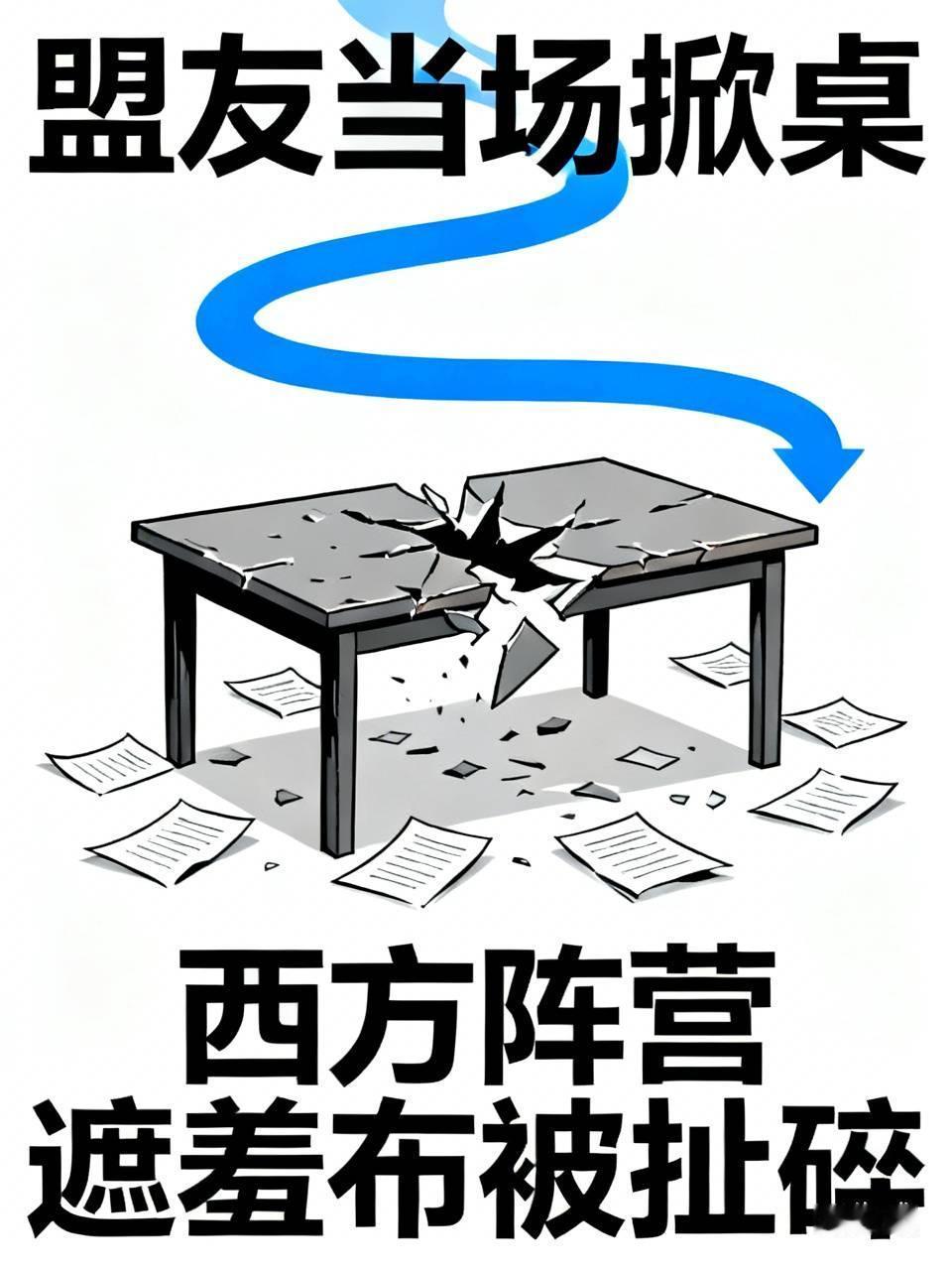 盟友当场掀桌！法国一句“你早不是灯塔了”，美方代表直接摔门离席，嘴还硬：我们仍是