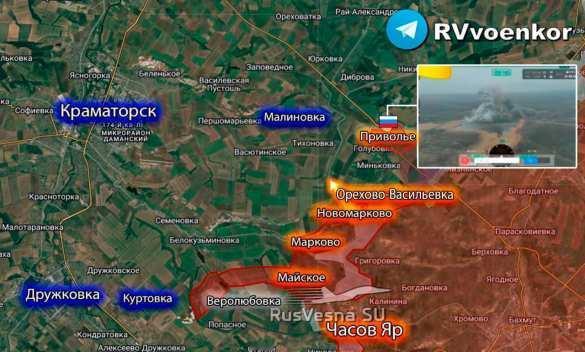 俄国防部：俄联邦军队占领了克拉马托尔斯克附近的普里维利亚定居点。
国防部报告称，