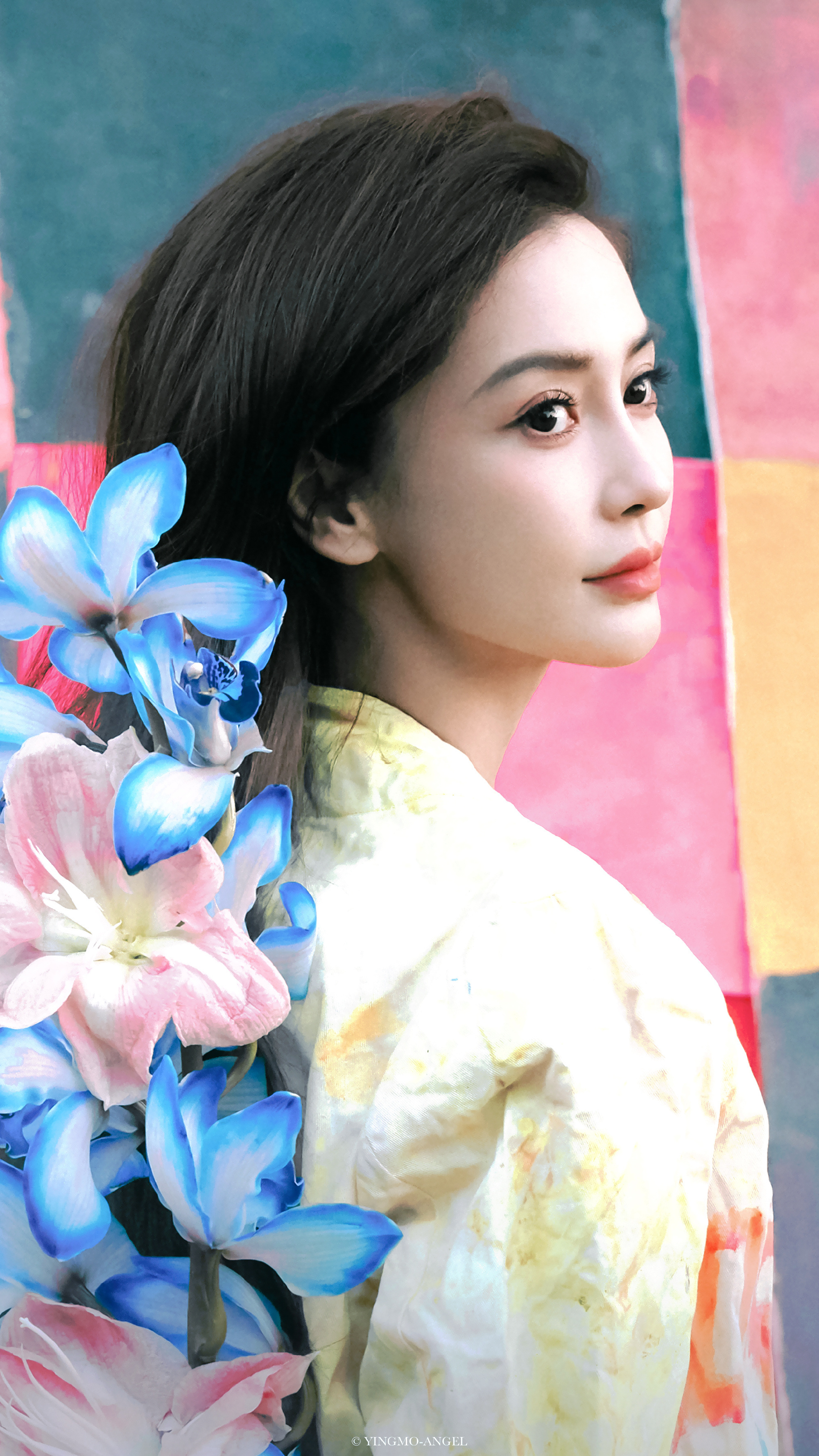 angelababy angelababy “风吹幡动 是风动 还是幡动 风未动