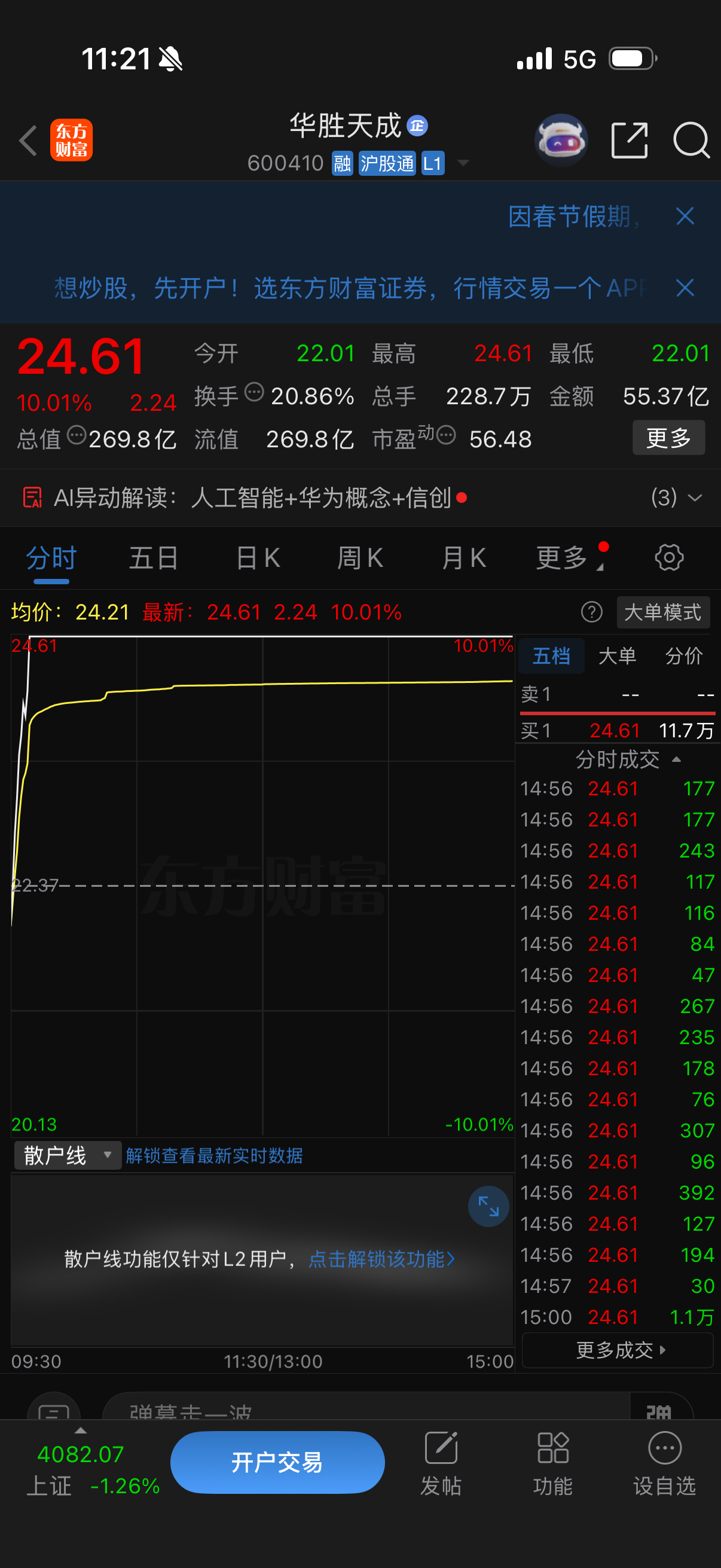 兄弟们注意明天收钉子哥大红包！港股大涨，A股开门红大涨可期！有没有300个兄弟点