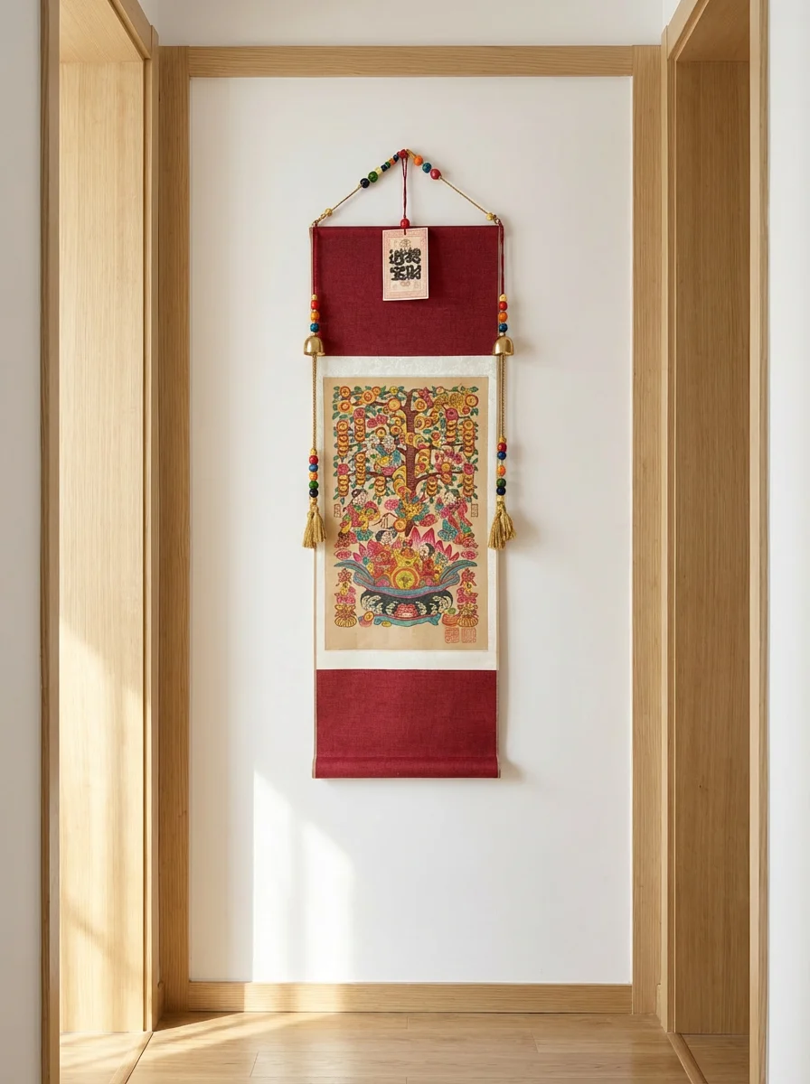 这张马年年画，让家里一下子亮了起来