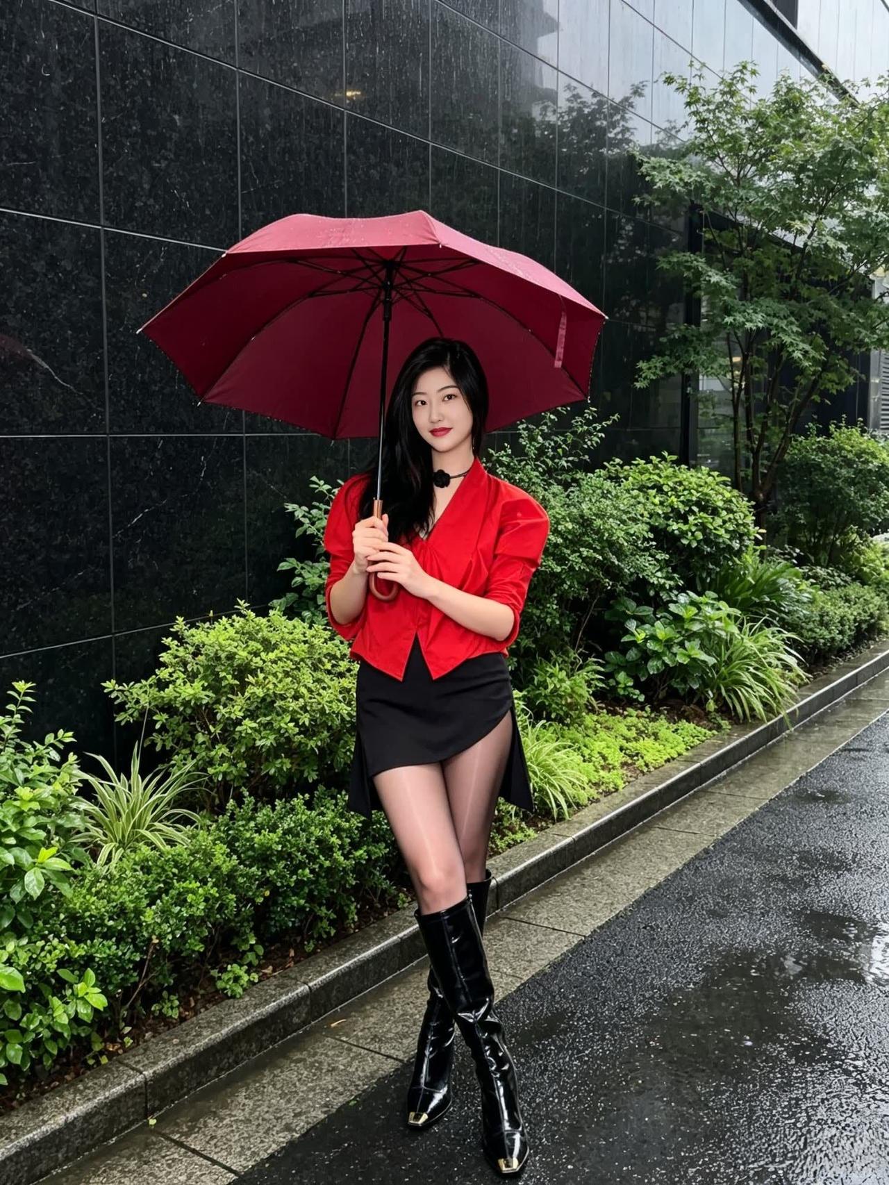 日常通勤穿搭 可甜可酷可温柔的小姐姐 我的上班通勤穿搭 抖音时尚碎碎念 下雨天
