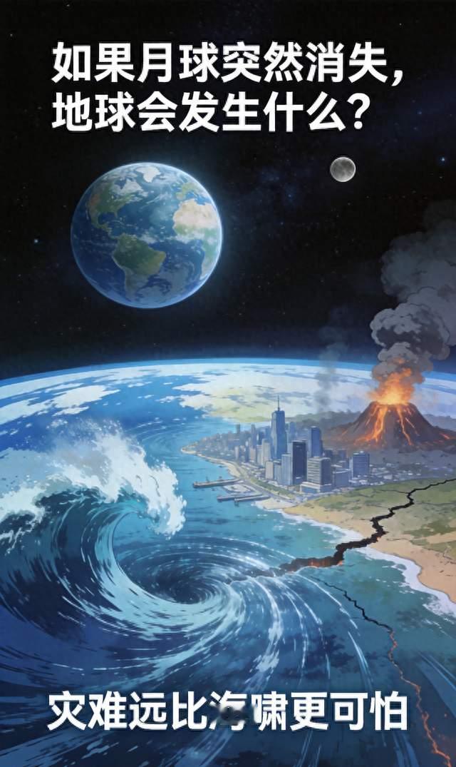 如果月球突然消失，地球会发生什么？灾难远比海啸更可怕