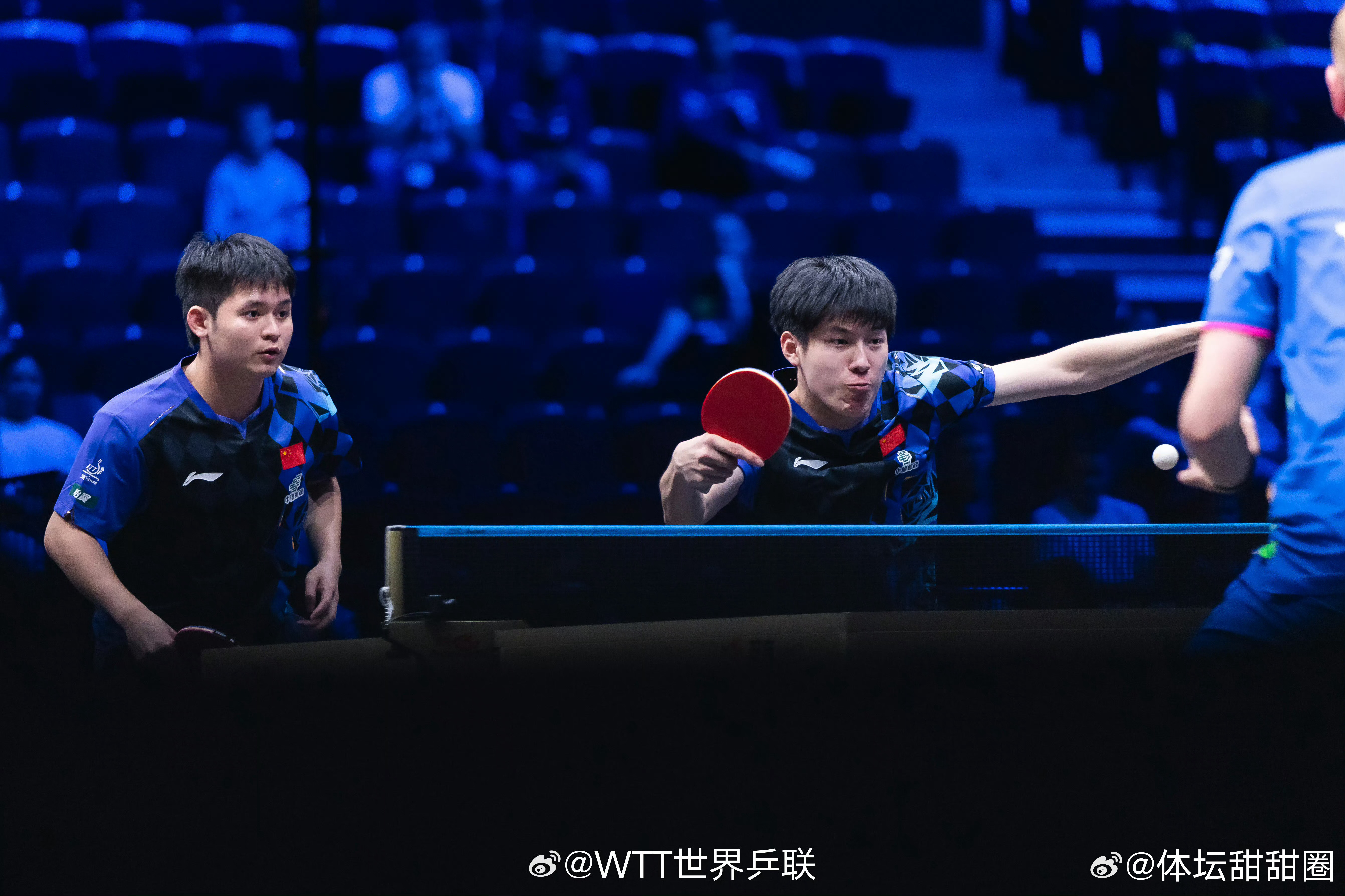 林诗栋温瑞博0比3勒布伦兄弟 WTT欧洲大满贯瑞典站男双1/4决赛，林诗栋/温瑞