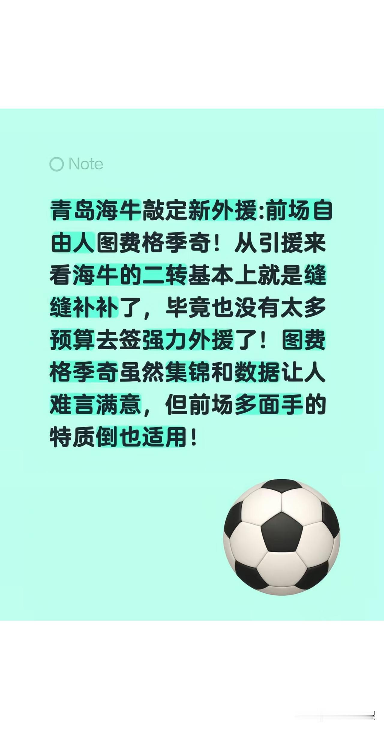 青岛海牛外援梅萨乌迪因伤导致赛季报销，主教练米兰这段时间从塞尔维亚积极引援；就在