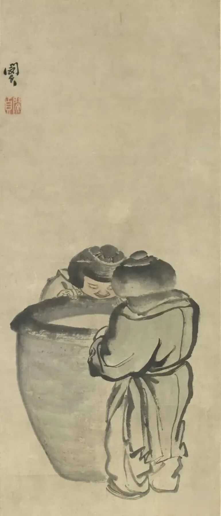 闵贞（1730-约1788年）清代扬州画派的代表人物之一。 作品中的 人物服饰线
