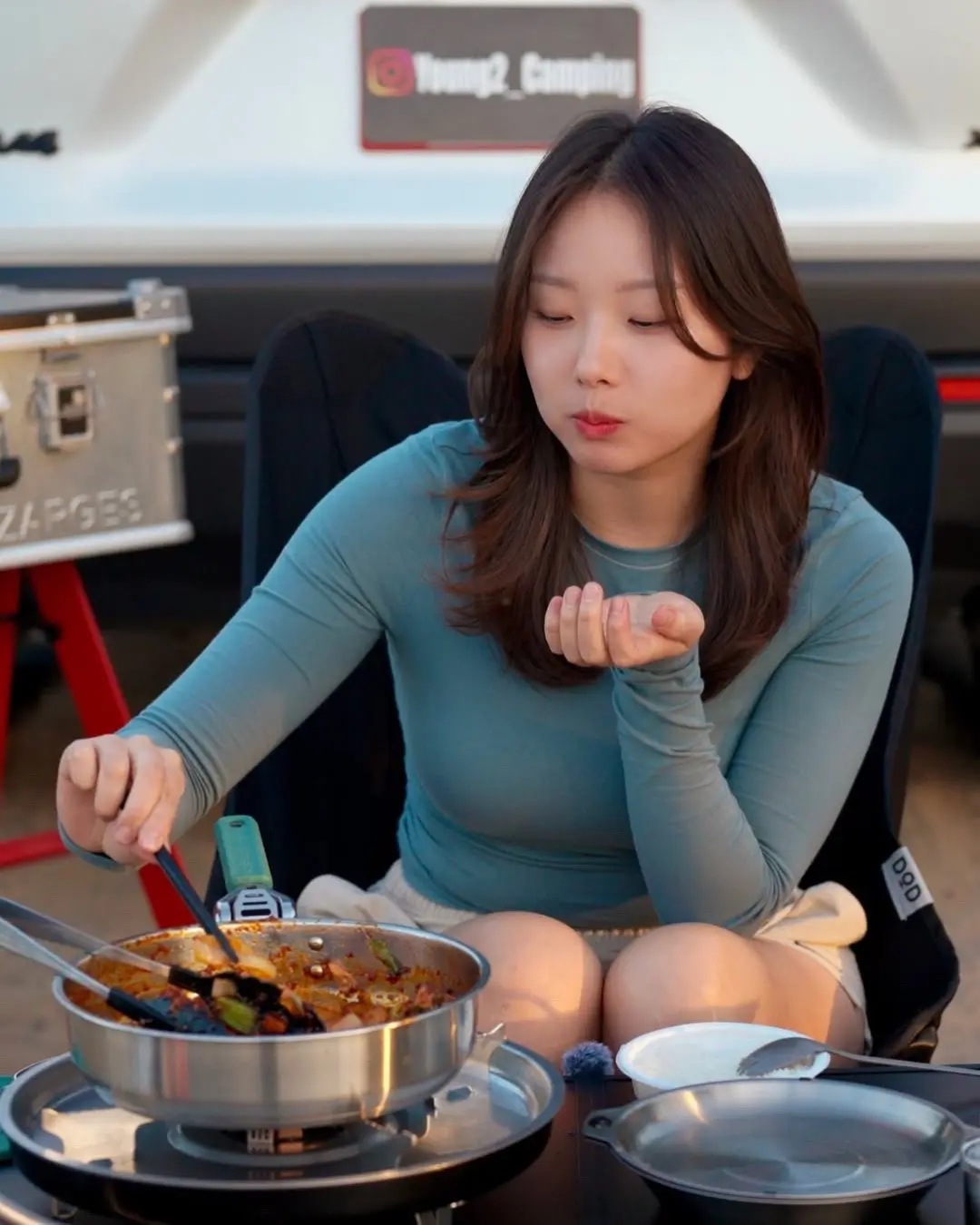 有人来和我一起露营的吗？我做饭超好吃哟！