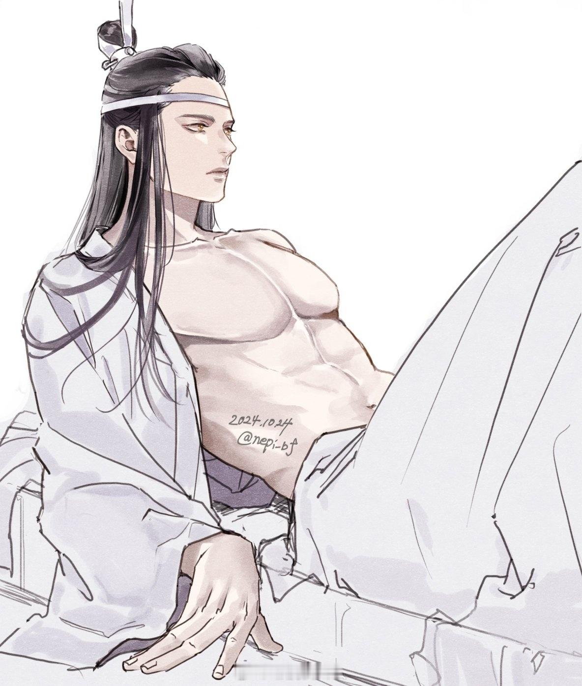 蓝曦臣~#魔道祖师##转推#nepi_bf ​​​