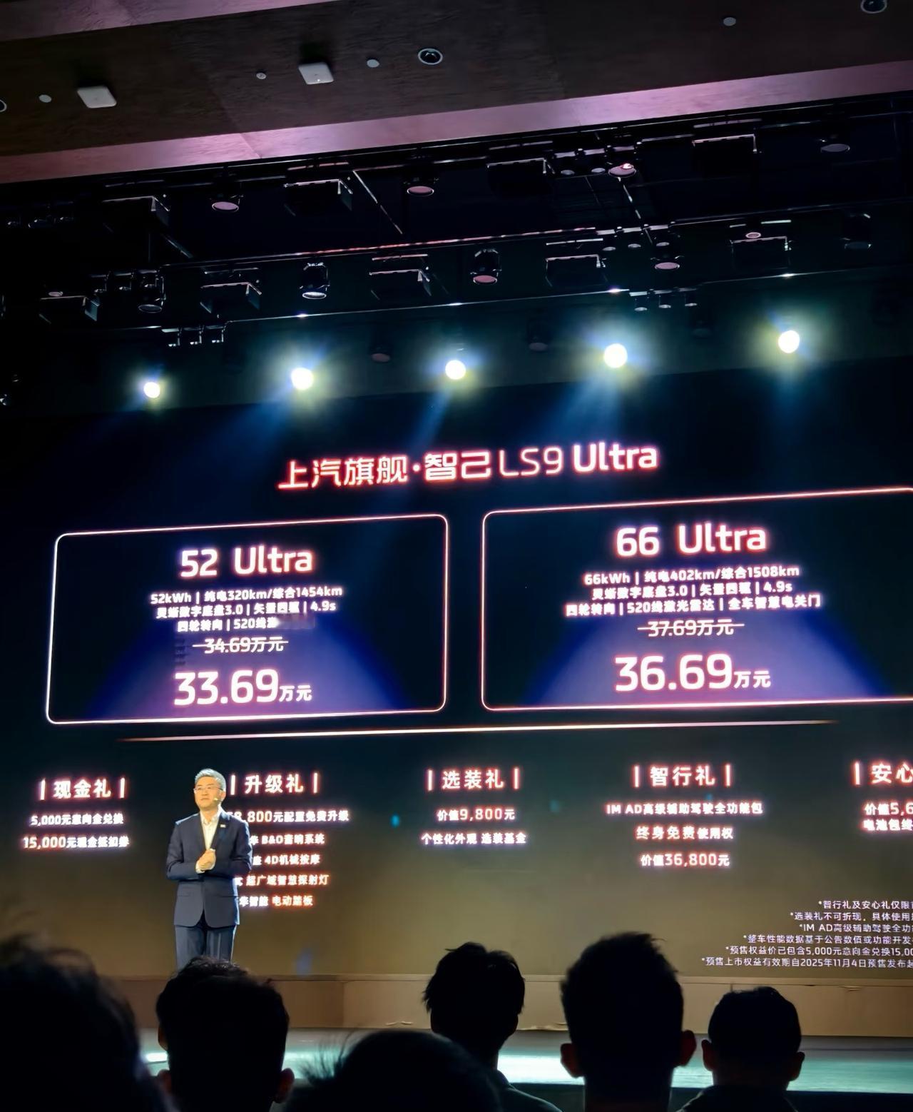 智己LS9预售价，33.69和36.69，太猛了！

那些说价格太贵的，我寻思这