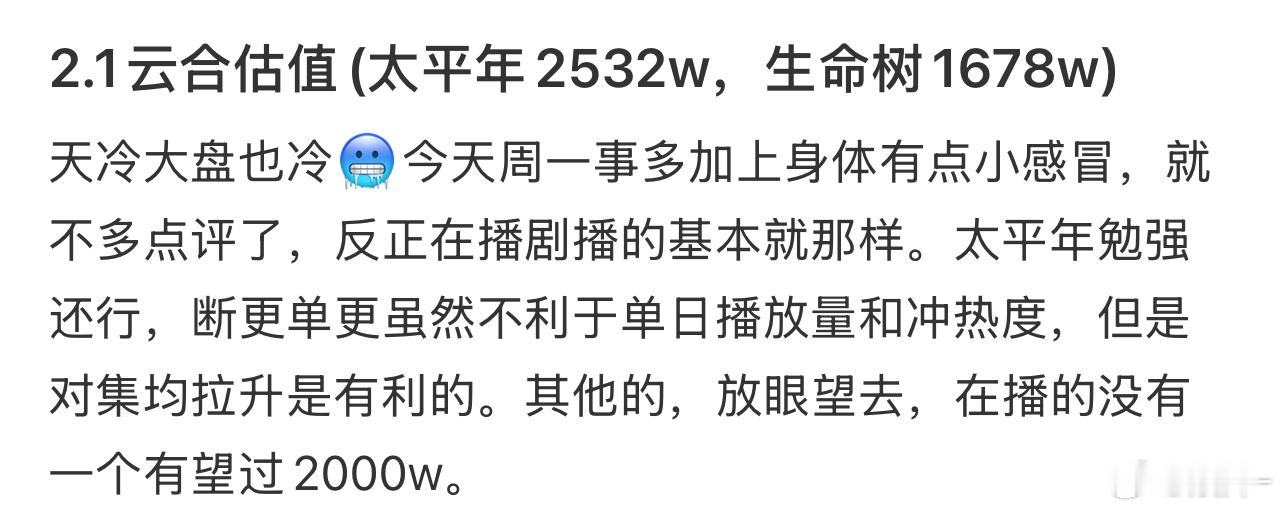 罚罪2 ，骄阳，逍遥播的时候都在说好冷，嘲完这个嘲那个，好吧，现在更冷hhh