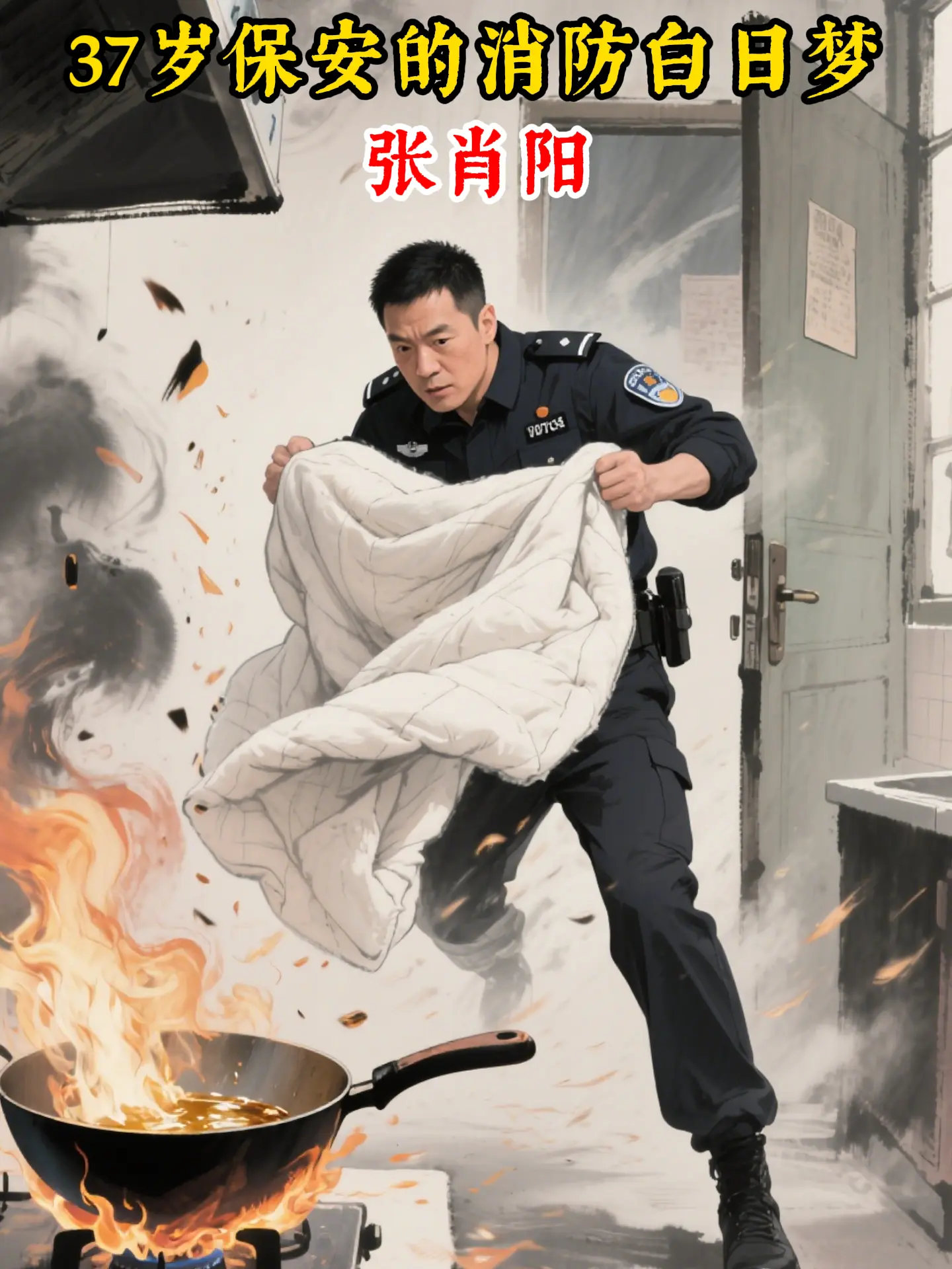 37岁保安的消防白日梦！