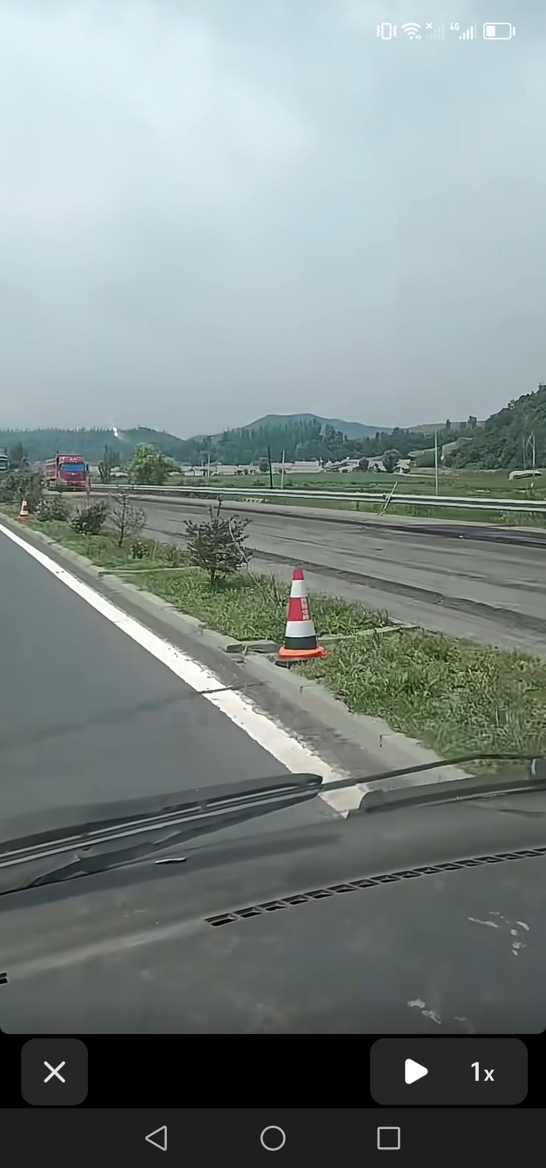 好消息！吉林口前到桦甸的道路开始修缮啦，以后再也不用走烂路，真心期待早日完工。