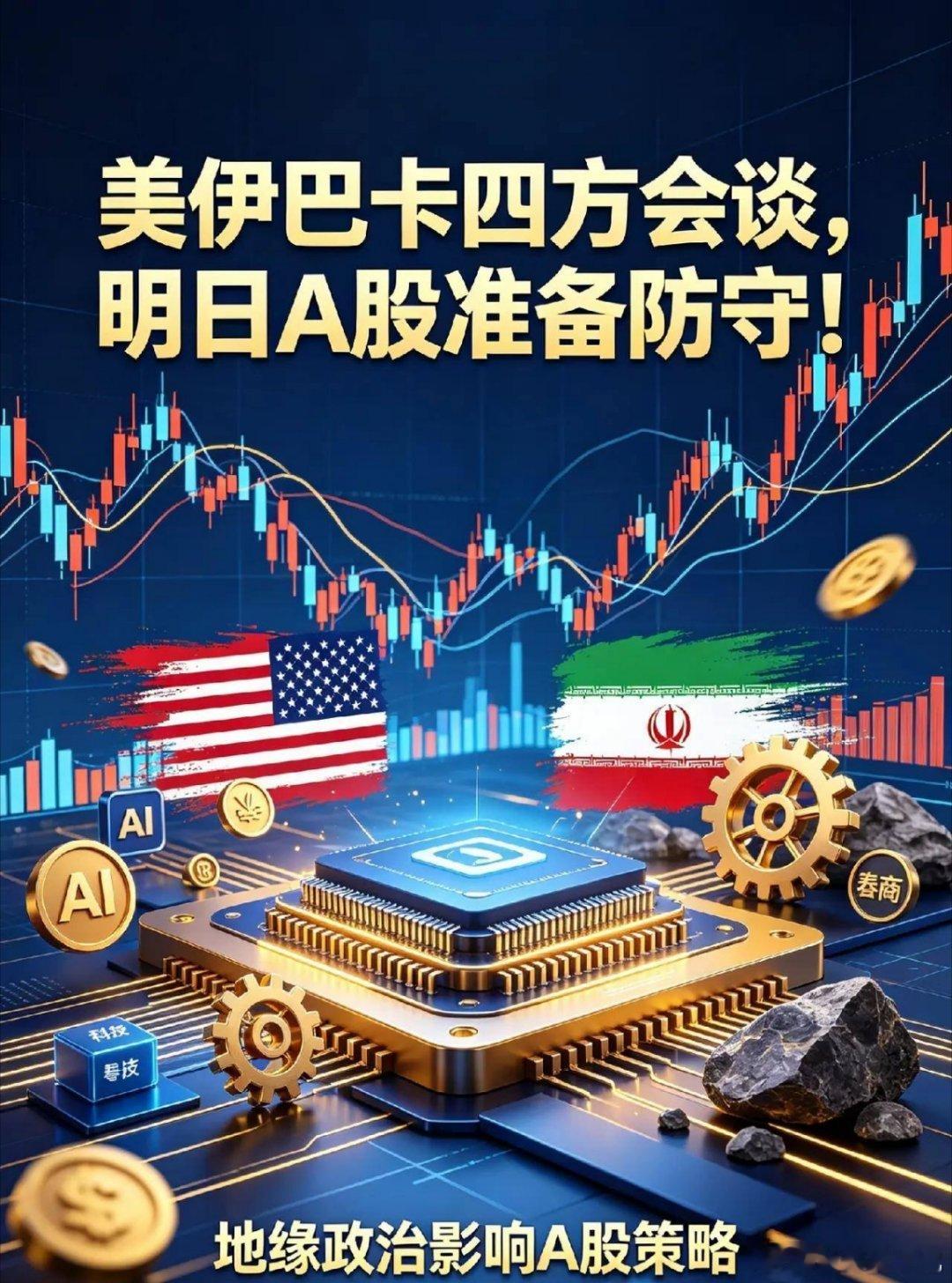 美伊巴卡四方会谈开始,明日A股准备防守!一、热点消息①万斯称美国愿与伊朗“从根本