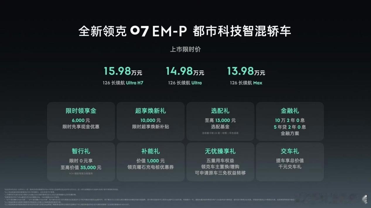 让天下没有难停的车13.98万元起全新领克07正式上市刚拿驾照那阵，每次停车都跟