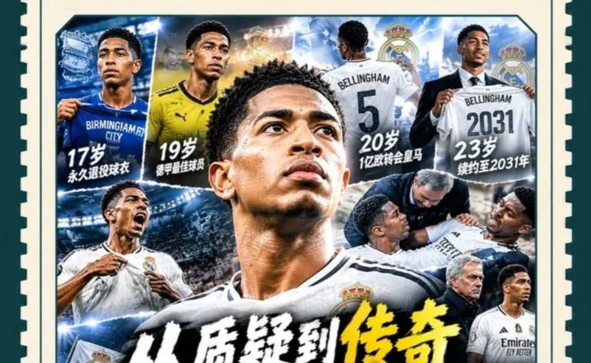 伟大的续约！贝林厄姆与皇马续约至2031年！