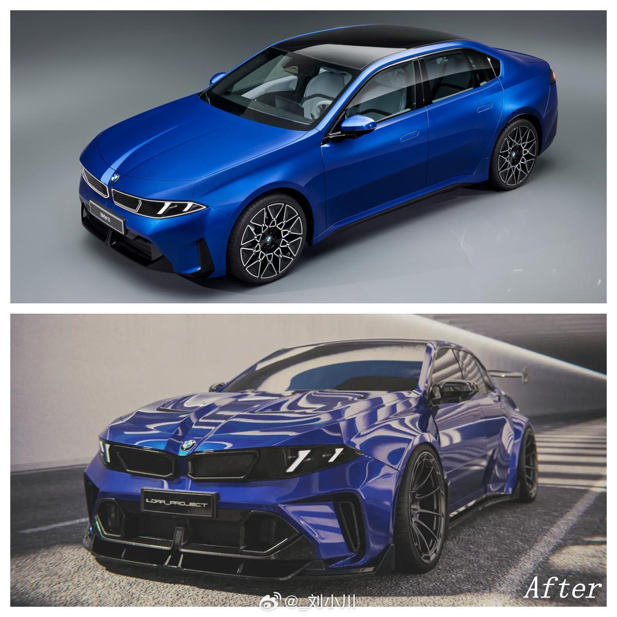 下一代宝马3系改装案例 都说宝马不改，不如推下海！下一代宝马3系设计语言如果进行
