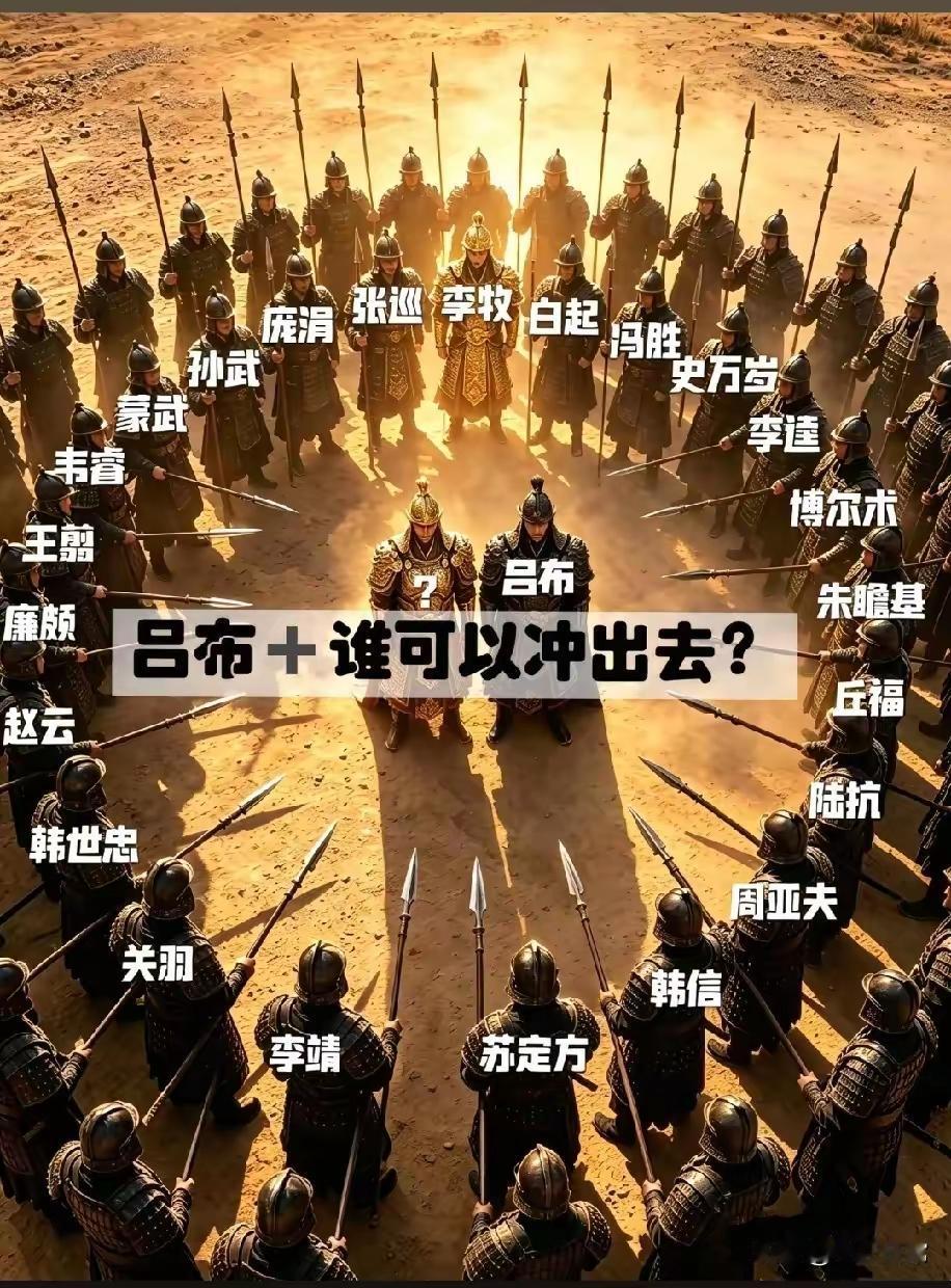 吕布➕李元霸能不能冲出重围？