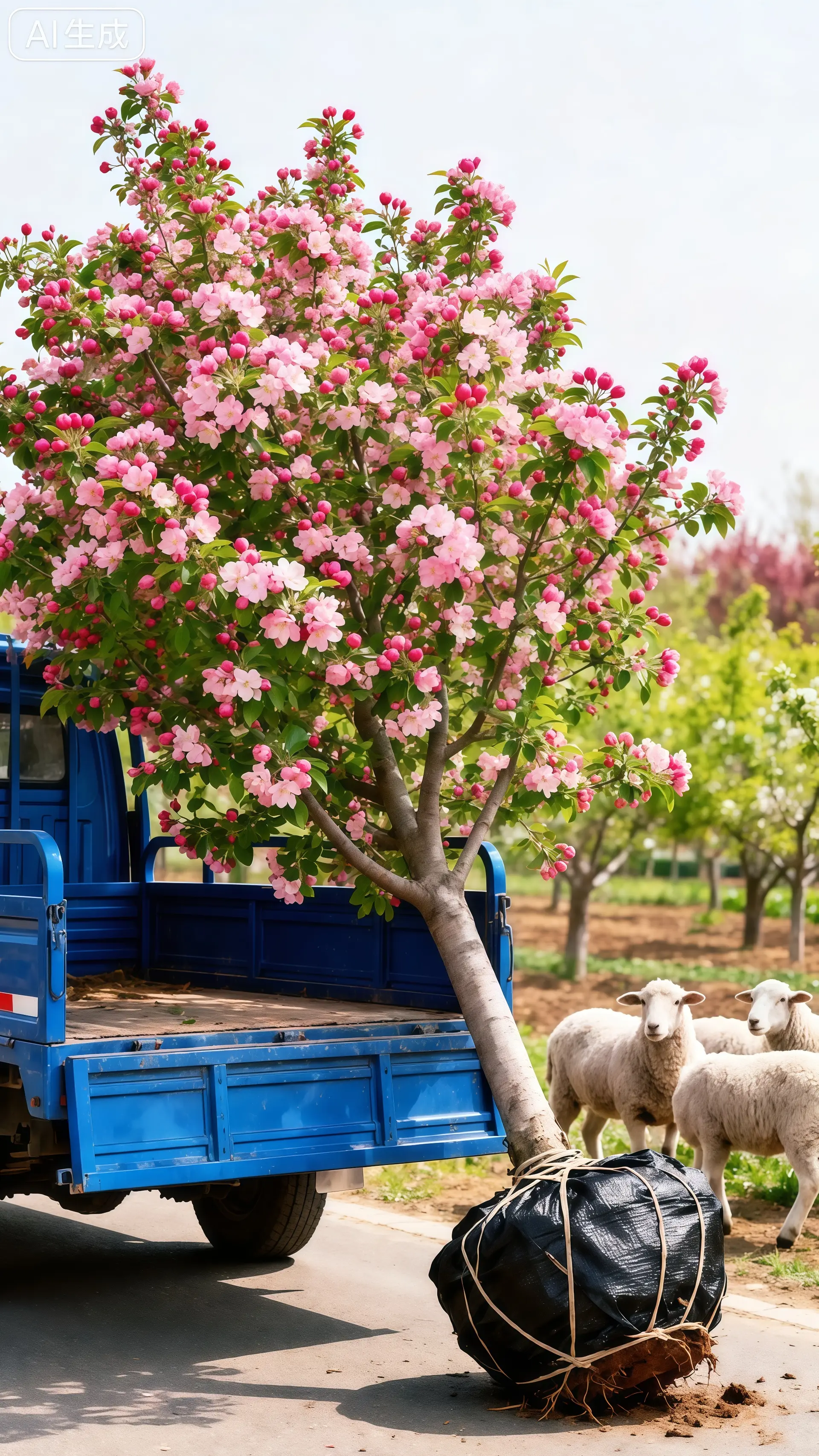 海棠花西府海棠西府海棠树苗绿植花卉好看的花一定要分享给你