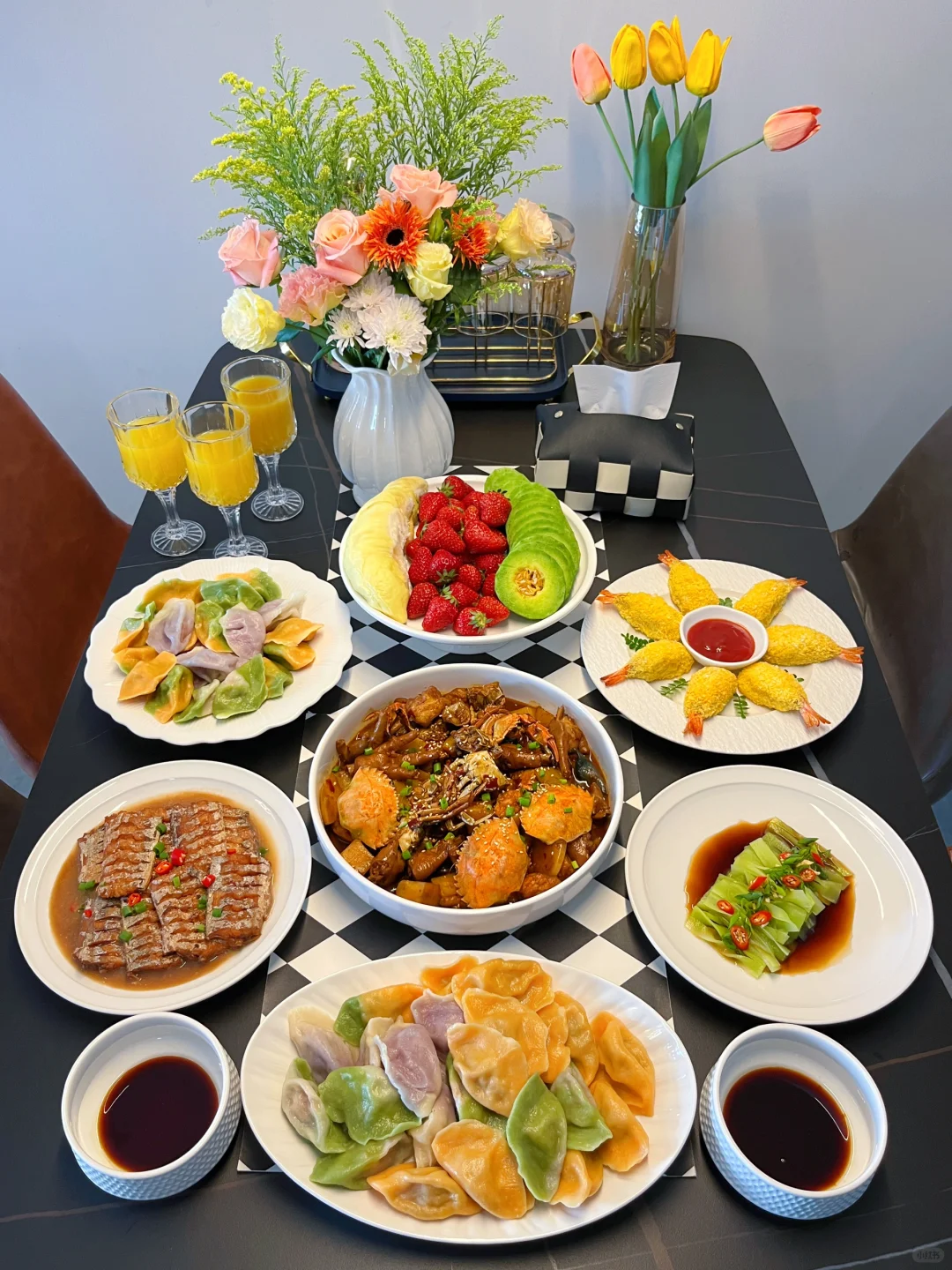 老公说：疲惫的一天回到家就有饺子吃，真幸福