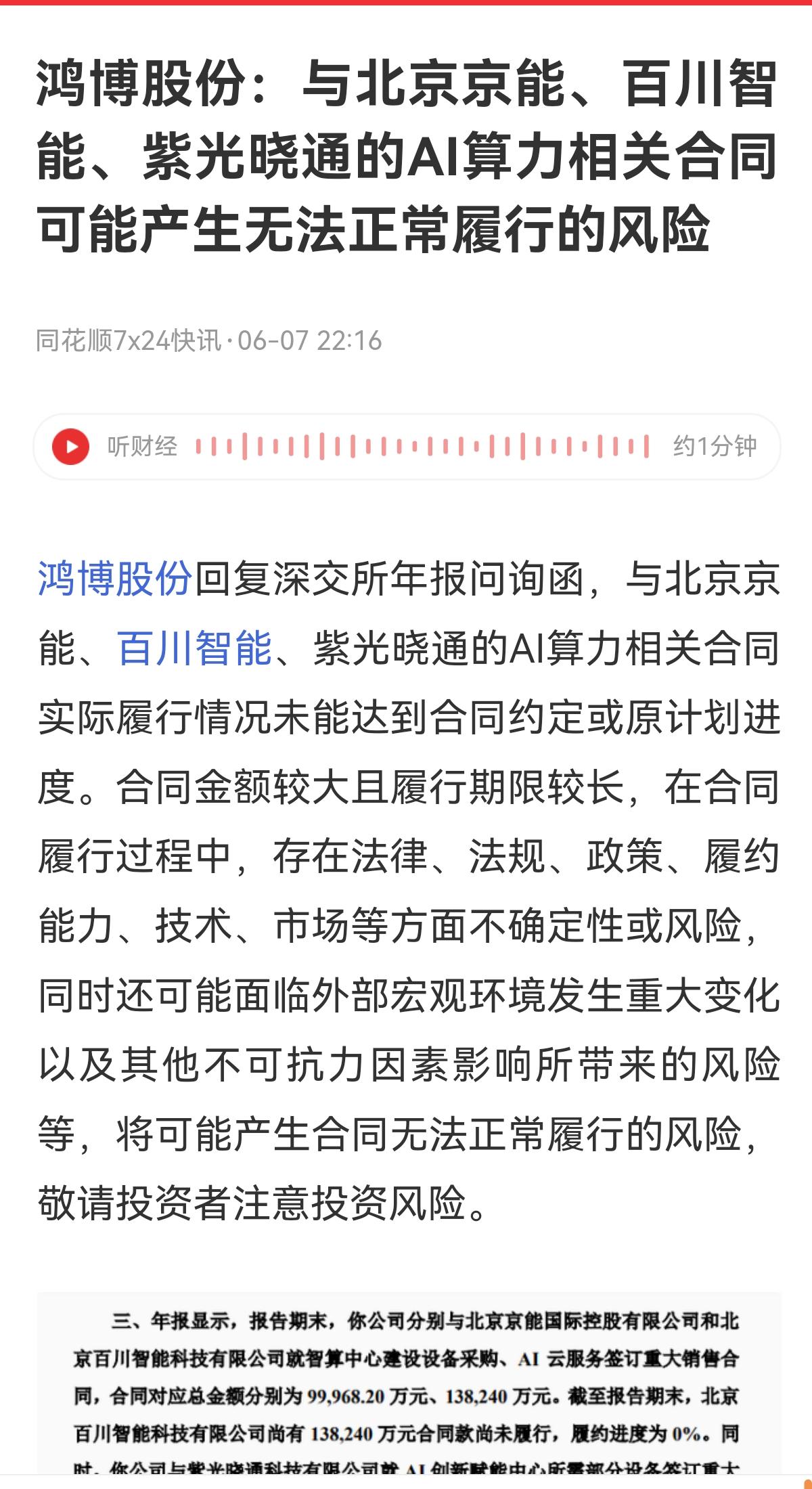 前面努力签单，股价配合上涨，现在涨完收割完，鸿博股份不装了摊牌了，又有17万股民踩雷了。