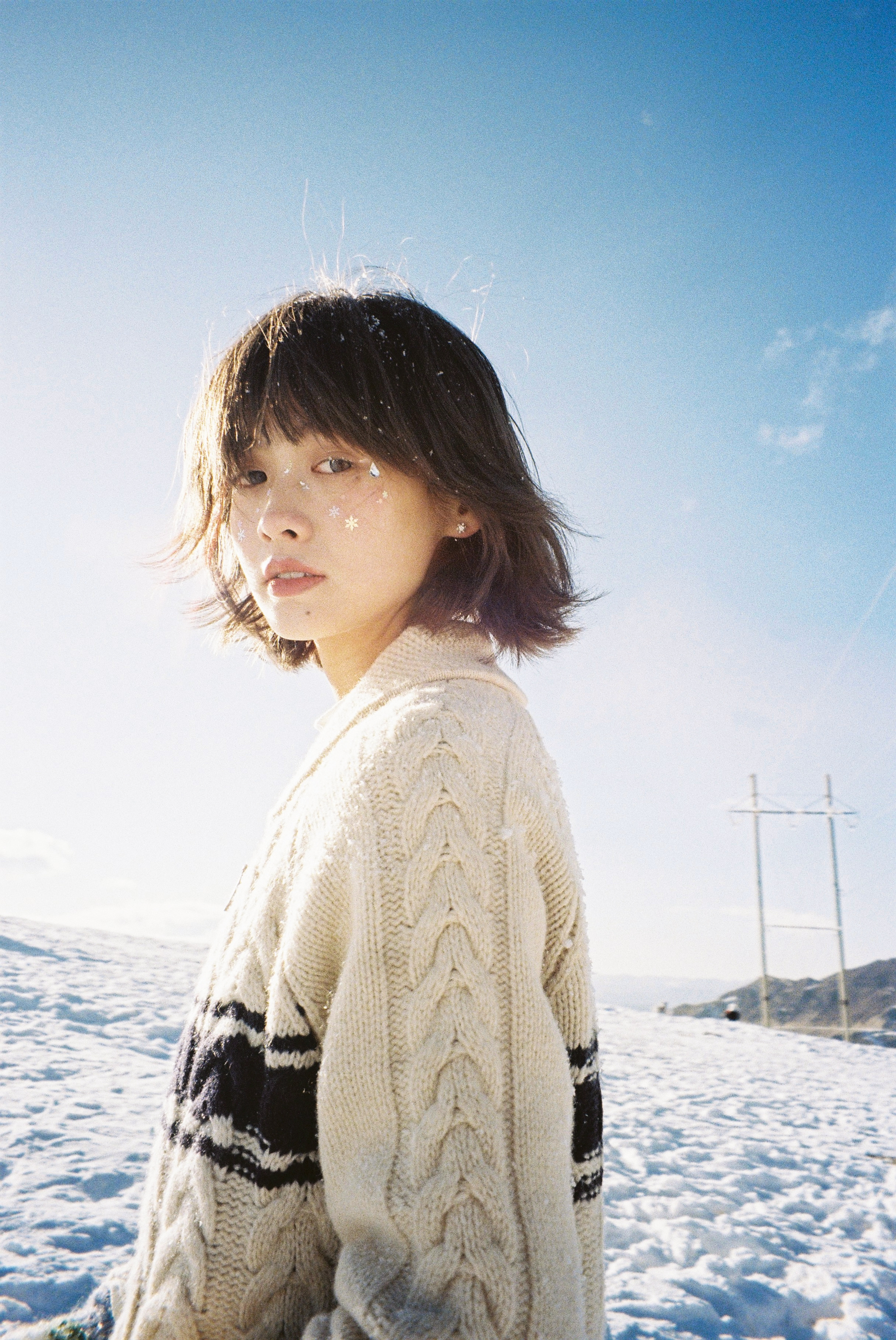 就让雪花在脸上停留成都约拍杭州约拍