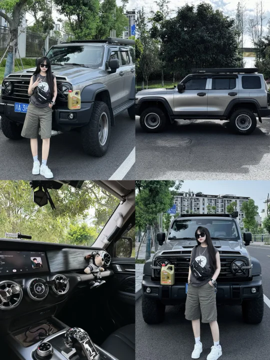 98年👧🏻落地23W➕开坦克银武士🚓也太酷啦！！