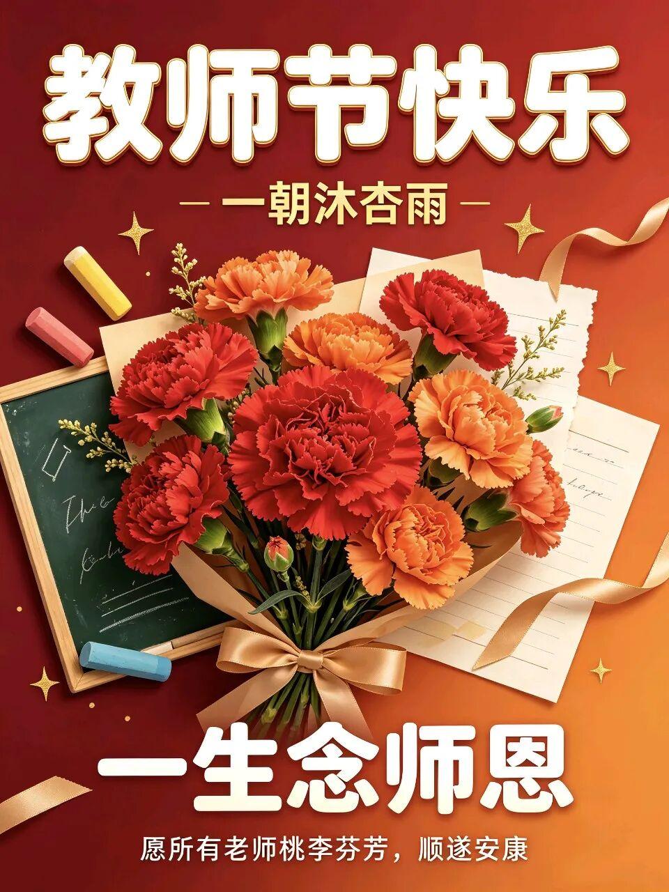 今天是2026年9月10日，也是第42个教师节，首先祝福所有老师们：教师节快乐！