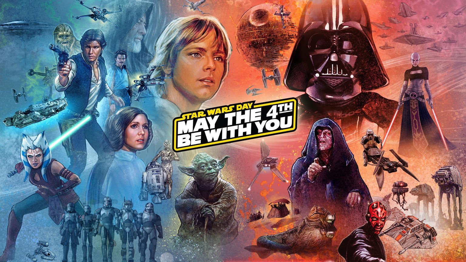 Happy Star Wars Day！[冲锋队员][达斯维达][C3PO][丘