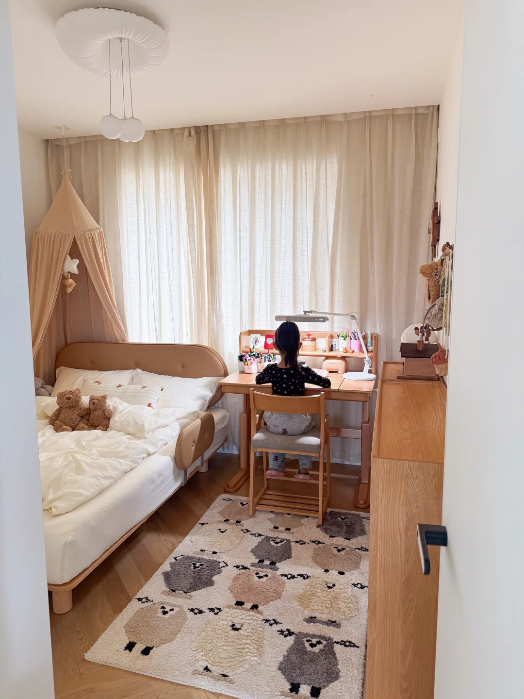 9㎡儿童房光线改造｜二年级娃真的不能再凑活