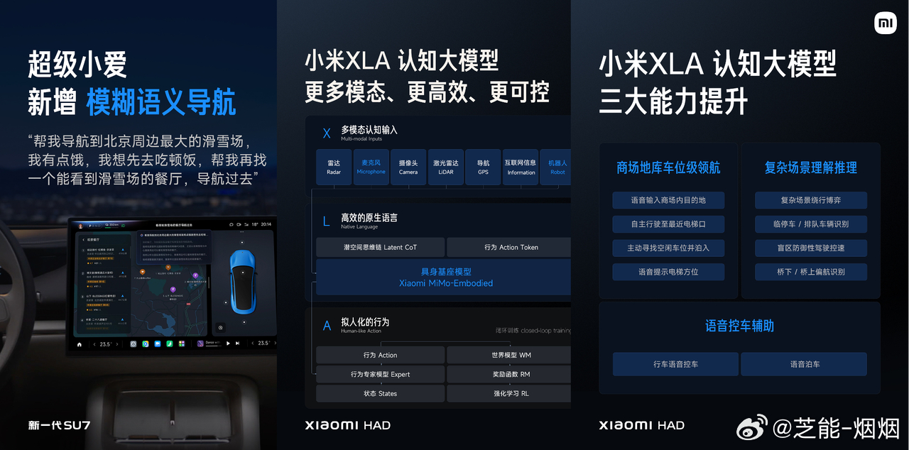 新一代小米 SU7 外观改动克制，重心放在内饰、底盘、智驾与安全等实用层面补齐短