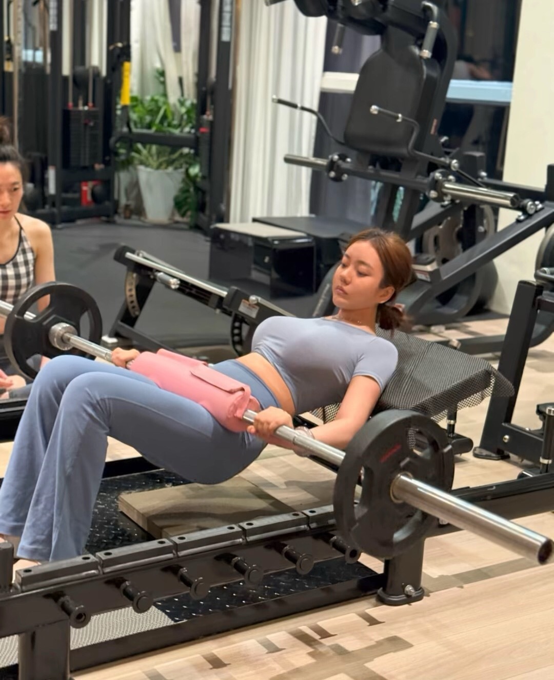 蛋蛋开启年后健身减脂塑形，该有的地方都有，身材蛮好的~ 