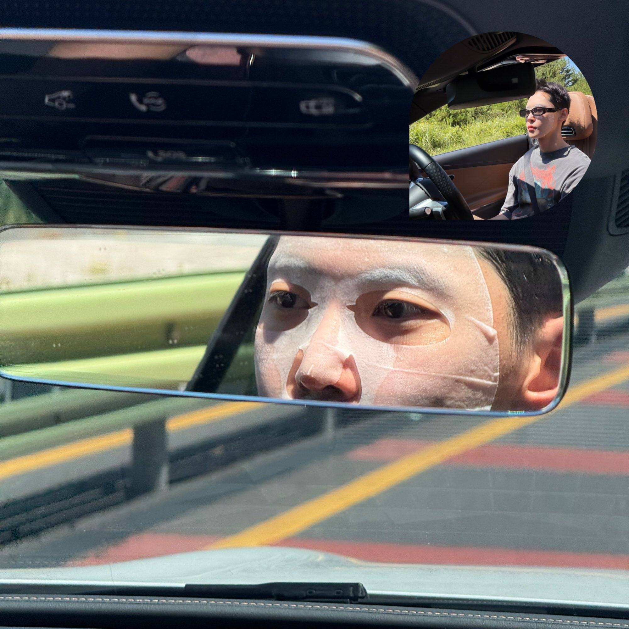 开着敞篷车做面膜的人估计道英是独一号吧