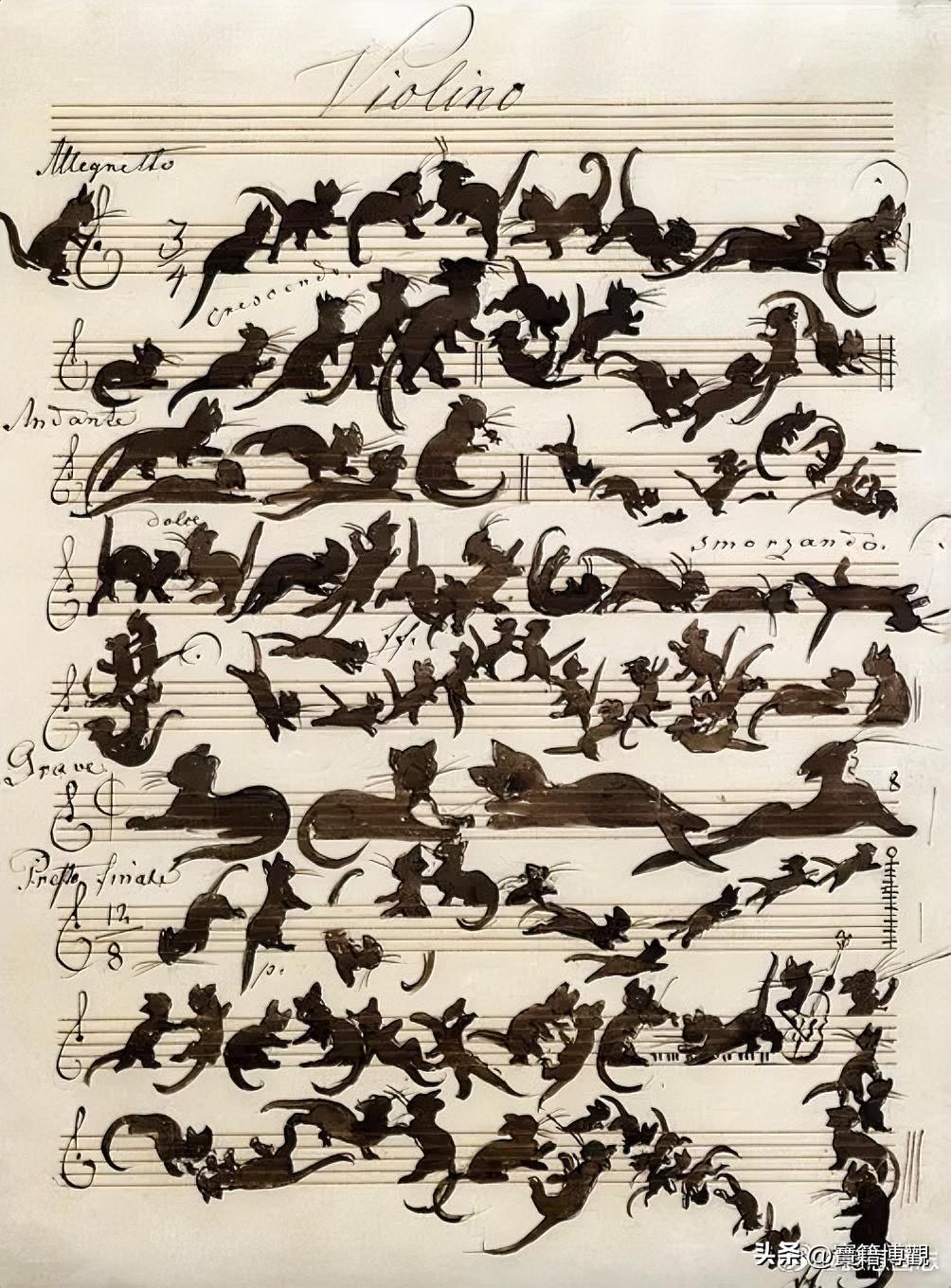 赏石 品佳作 
质、色、形、纹、韵
《猫交响曲》1868年 莫里茨·冯·施温德绘