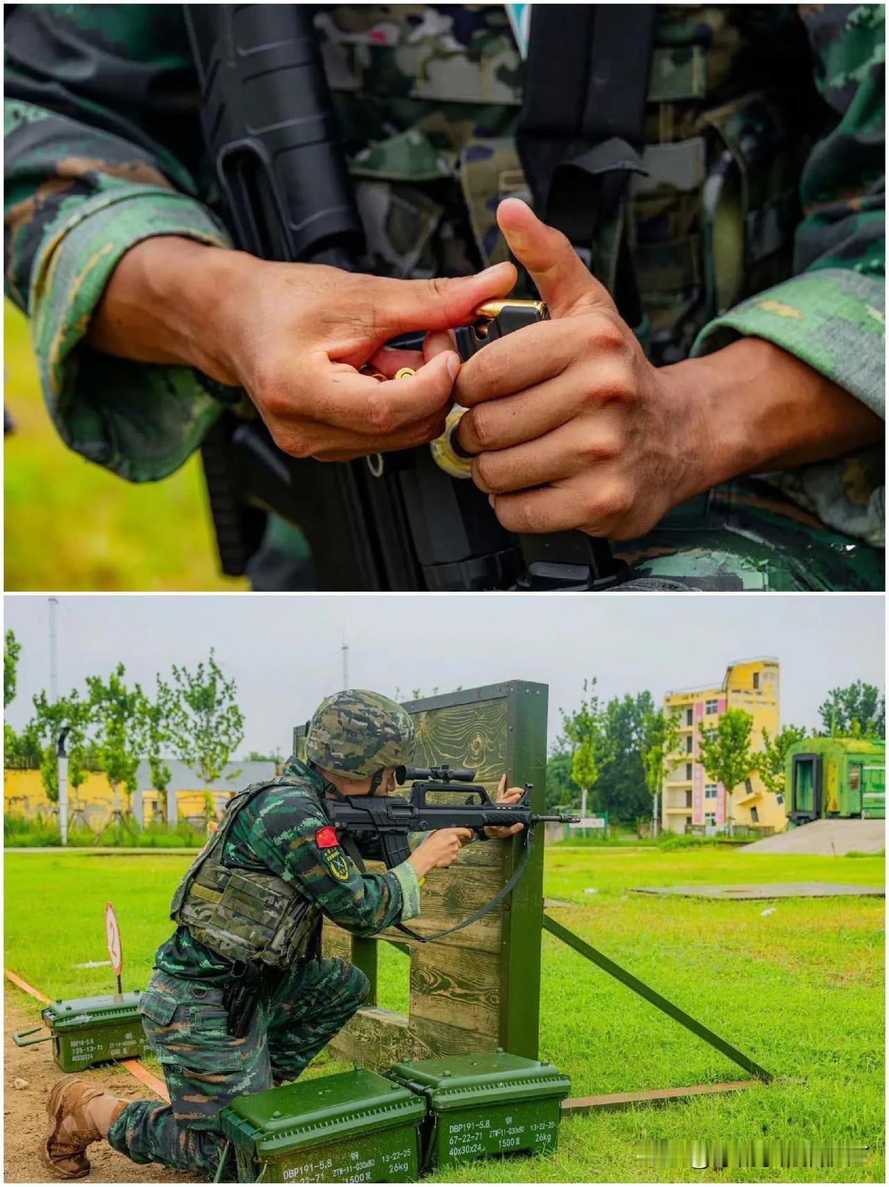 现在95-1突击步枪也加装托腮板了，应该不是制式配发品，估计是自己订购的“个性化