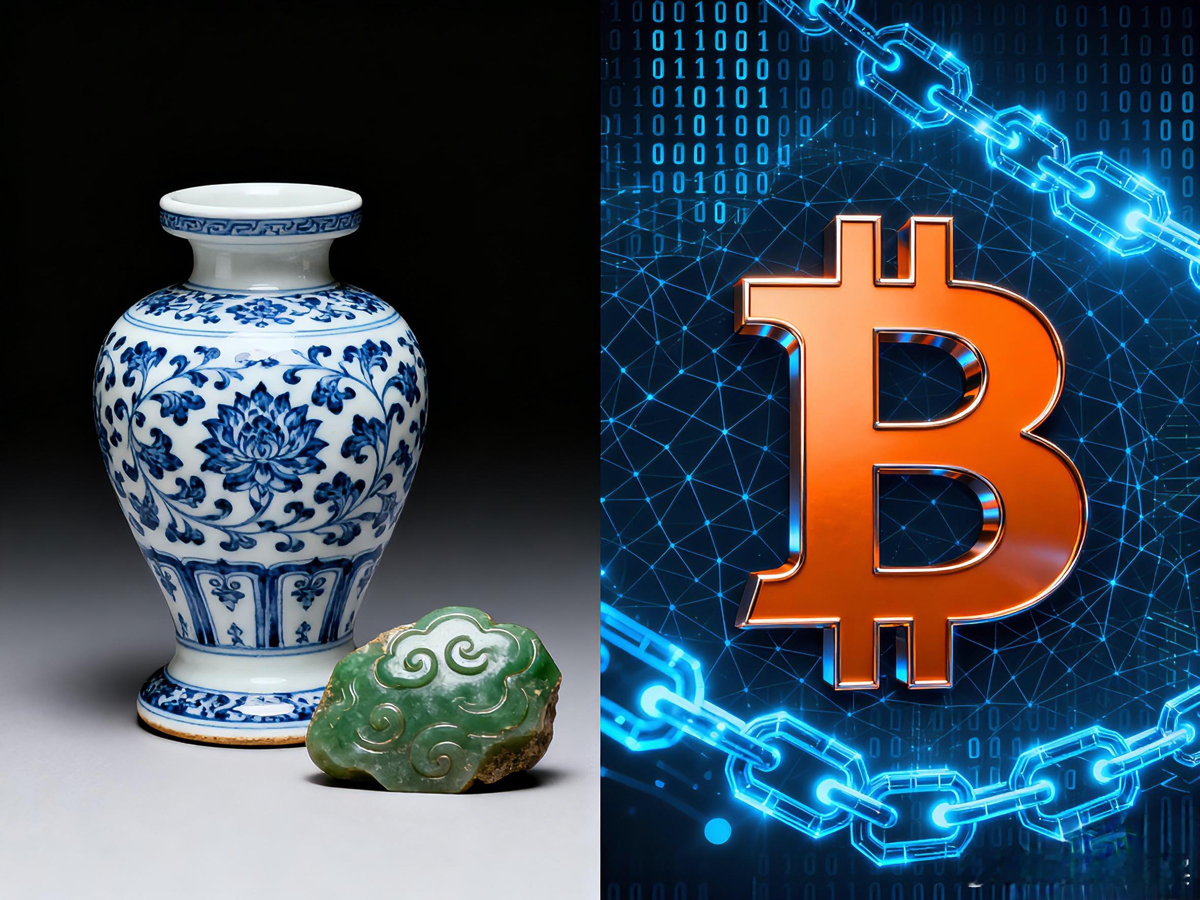 古玩VS加密货币。15年前，全国各地的古玩城啊，一到周末，那是人山人海，挤都挤不