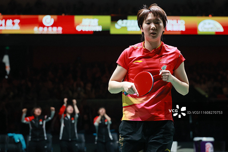 王曼昱3比0胜张本美和251207成都混团世界杯 | VCG2王曼昱战胜张本美和