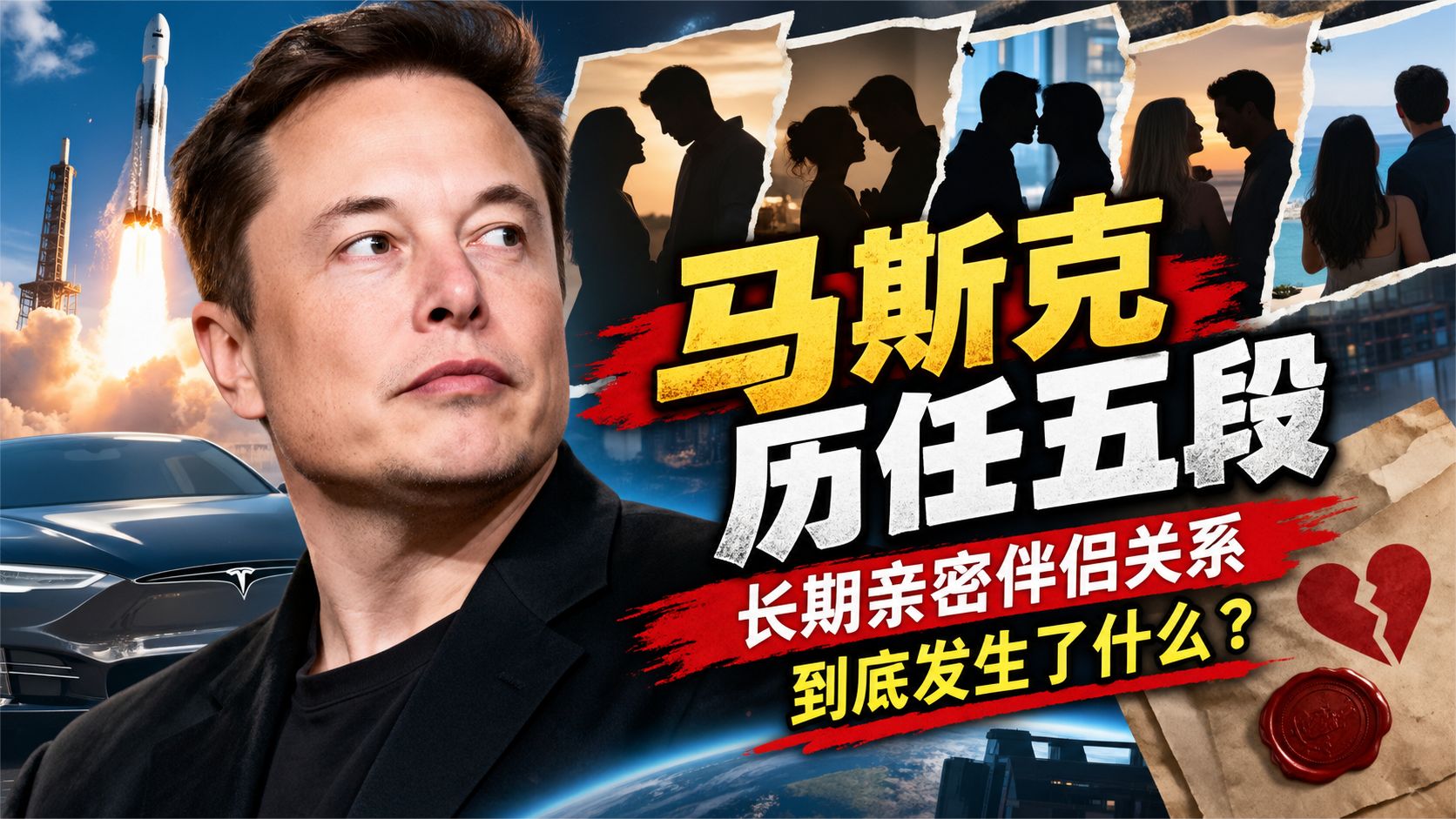 马斯克历任五段，长期亲密伴侣关系，到底发生了什么？