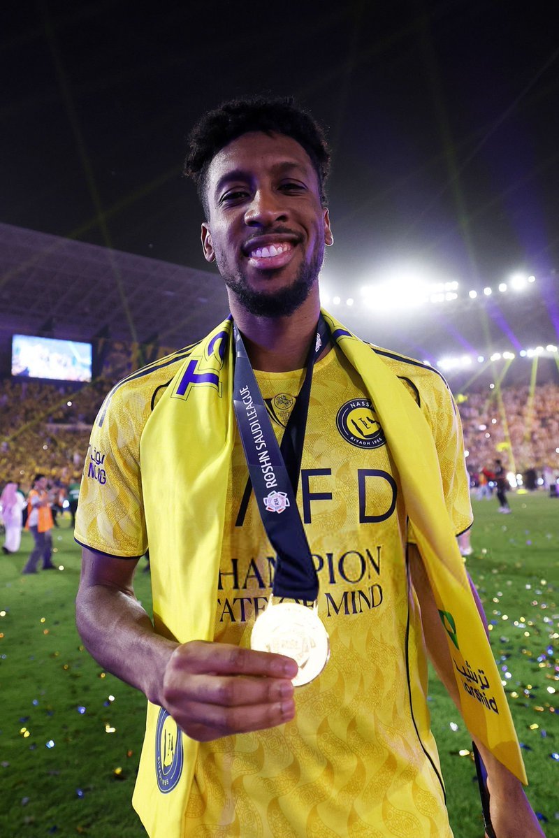 C罗夺得沙特联赛冠军Kingsley Coman 