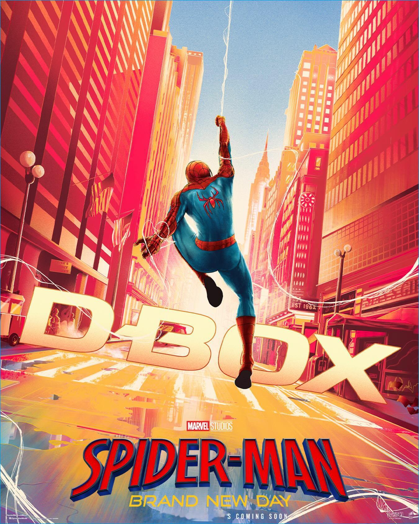 酷！蜘蛛侠：崭新之日曝光RealD 3D、4DX、ScreenX、D-Box、C